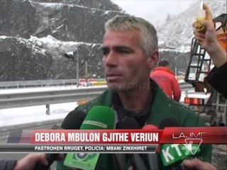 Dëbora mbulon gjithë veriun - News, Lajme - Vizion Plus