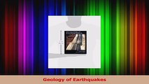 Read  Geology of Earthquakes Ebook Free