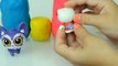 Play doh Om nom //Surprise eggs Peppa pig Lalaloopsy //Toys Pet Shop //Hello kitty Toy