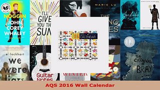 Read  AQS 2016 Wall Calendar Ebook Free