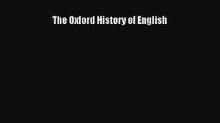 [PDF Download] The Oxford History of English Full Ebook
