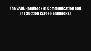 [Read] The SAGE Handbook of Communication and Instruction (Sage Handbooks) Full Ebook
