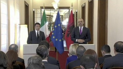 KRYEMINISTRI ITALIAN VIZITON TIRANEN, RENZI: REFORMAT E RAMES I SHERBEJNE SHQIPERISE