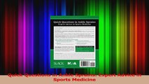 Quick Questions in Ankle Sprains Expert Advice in Sports Medicine Download