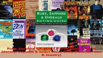 Read  Ruby Sapphire  Emerald Buying Guide How to Identify Evaluate  Select These Gems Newman Ebook Free