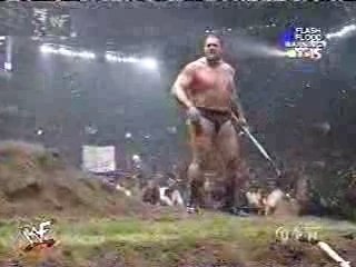 - Buried alive match at Smackdown