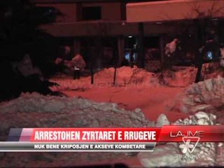 Arrestohen zyrtarët e rrugëve, nuk bënë kriposjen e akseve kombëtare - News, Lajme - Vizion Plus