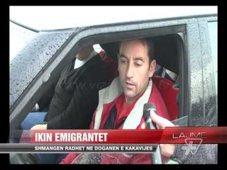 Ikin emigrantët, shmangen radhët në doganën e Kakavijës - News, Lajme - Vizion Plus