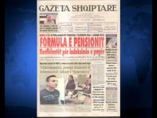 SHTYPI I DITES ME TITUJT KRYESORE TE FAQEVE TE PARA TE GAZETAVE SHQIPTARE E HENE 5 JANAR 2015 LAJM