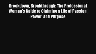 Breakdown Breakthrough: The Professional Woman's Guide to Claiming a Life of Passion Power