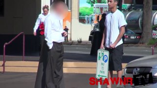 Spray Painting Strangers (PRANKS GONE WRONG) Prank In The Hood Funny Videos 2015