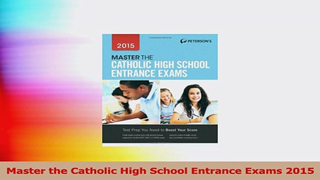 Master the Catholic High School Entrance Exams 2015 Read Online