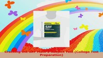 Cracking the SAT Math 2 Subject Test College Test Preparation Download