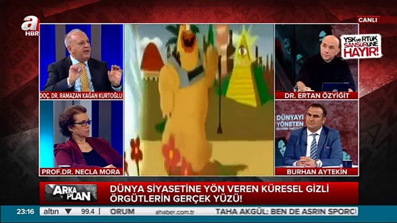 Ramazan Kaan Kurtoğlu, Ertan Özyiğit, Necla Mora. Subliminal Mesajlar. 27 Kasım 2015. AHaber. 2. Bölüm