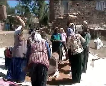 Çamlıca da Bulgur zamanı Hüyük Konya