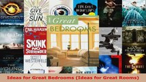 Read  Ideas for Great Bedrooms Ideas for Great Rooms EBooks Online