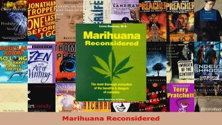 Read  Marihuana Reconsidered EBooks Online