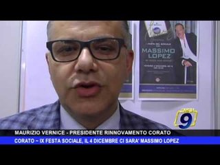 CORATO | IX Festa del sociale, il 4 dicembre ci sarà Massimo Lopez