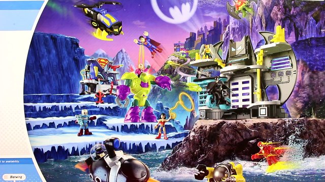 Imaginext Gotham City Center With Batman Mr. Freeze Catwoman Riddler Gordon DC Fisher Pric