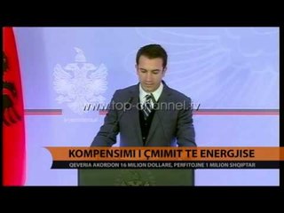 Kompensimi i çmimit të energjisë - Top Channel Albania - News - Lajme