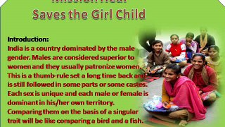 Mission Heal  save girl child