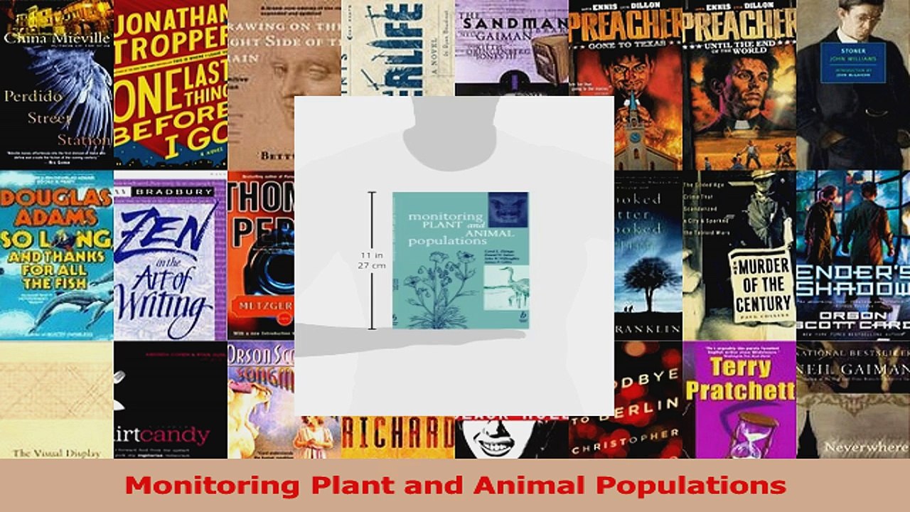 Read  Monitoring Plant and Animal Populations Ebook Free