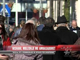 Nishani në mbledhje me ambasadorët - News, Lajme - Vizion Plus