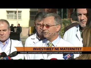 Investimet në maternitet, shtohen sallat e aparaturat - Top Channel Albania - News - Lajme