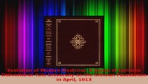 Evolution of Modern Medicine A Series of Lectures Delivered at Yale University on the Download
