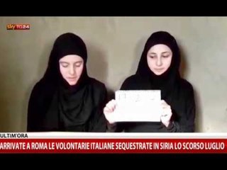 KTHEHEN NE ATDHE DY VAJZAT ITALIANE TE RREMBYERA NGA FRONTI “AL NUSRA” NE SIRI LAJM