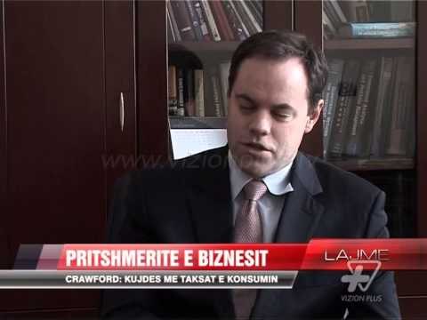 Crawford: Kujdes me taksat e konsumin - News, Lajme - Vizion Plus