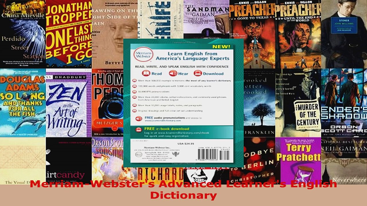 Download  MerriamWebsters Advanced Learners English Dictionary PDF Online