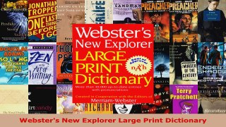 Read  Websters New Explorer Large Print Dictionary EBooks Online