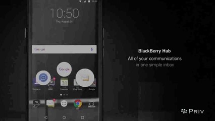 PRIV Secure Smartphone by BlackBerry (Animation)