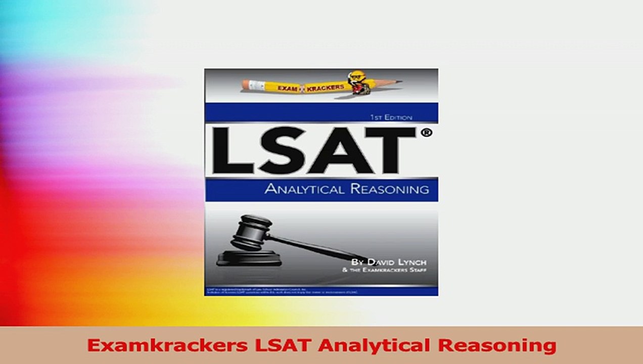Examkrackers LSAT Analytical Reasoning Download