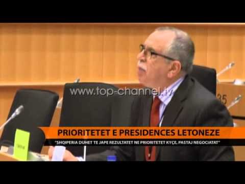 Prioritetet e Presidencës letoneze - Top Channel Albania - News - Lajme