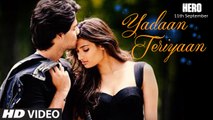 Yadaan Teriyaan FULL VIDEO Song _ Rahat Fateh Ali Khan _ Hero _ Sooraj _ Athiya _ T-Series