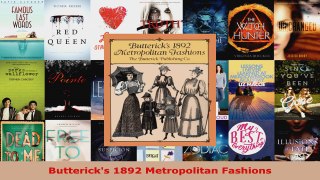Read  Buttericks 1892 Metropolitan Fashions PDF Free