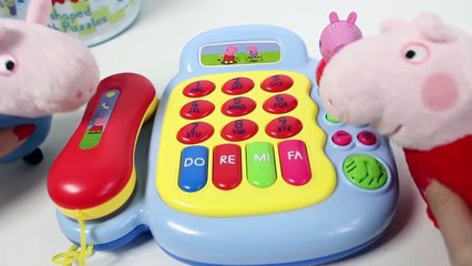 Peppa Pig Musical Phone Toy Piano Teléfono de Peppa Pig Juguetes Peppa Pig Toys Videos