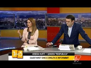 7pa5 -Gazetaret dhe e drejta e informimit - 23 Janar 2015 - Show - Vizion Plus