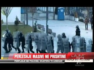Përleshje masive në Prishtinë - News, Lajme - Vizion Plus