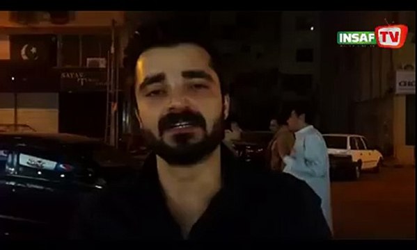 Hamza Ali Abbasi Message For People Of Karachi, Chairman PTI Imran Khan Coming Karachi Today