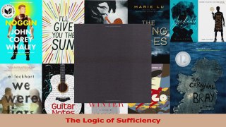 PDF Download  The Logic of Sufficiency PDF Full Ebook