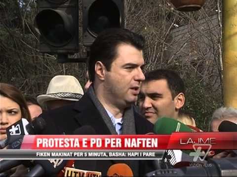 Protesta e PD kundër rritjes së naftës - News, Lajme - Vizion Plus