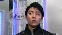 151128 NHK Trophy Yuzuru Hanyu interview