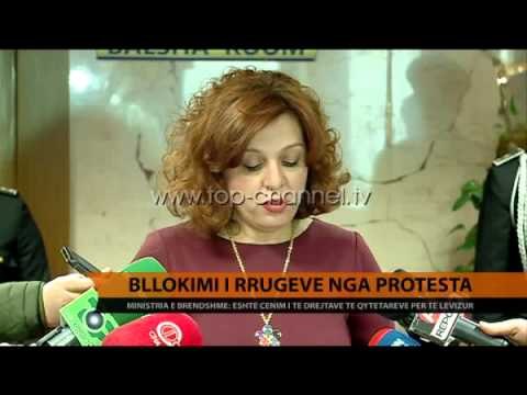 Bllokimi i rrugëve nga protesta, reagon Ministria e Brendshme - Top Channel Albania - News - Lajme