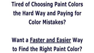 Paint Color Cheat Sheets