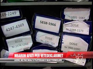 Lezhë, mbaron afati për vetëdeklarimet - News, Lajme - Vizion Plus