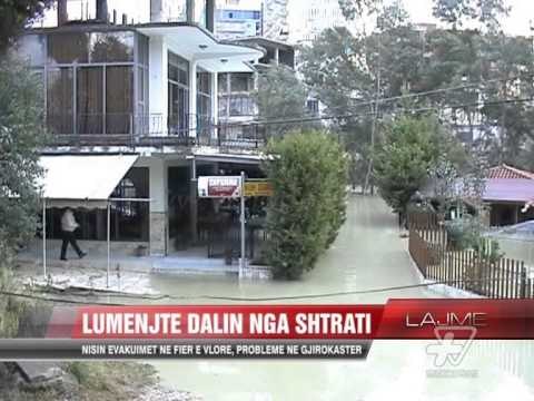 Lumenjtë dalin nga shtrati, nisin evakuimet në Fier e Vlorë - News, Lajme - Vizion Plus