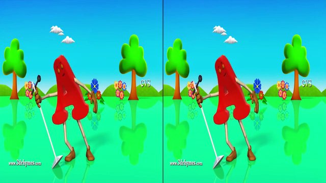 KZKMEDIA TV-Stereoscopic 3D videos for 3D glasses - Letter A song